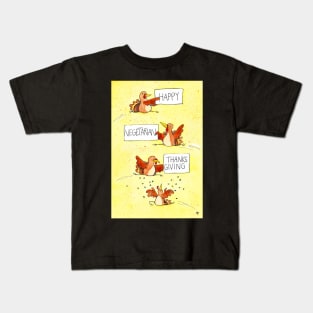 Happy Vegetarian Thanks Giving Kids T-Shirt